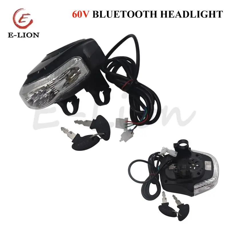 

60V Bluetooth Headlights for Electric Citycoco Lights Electric Scooter Modified Headlight Accessories