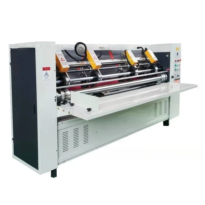 Slitting and indentation machine, thin knife paper separation and indentation machine