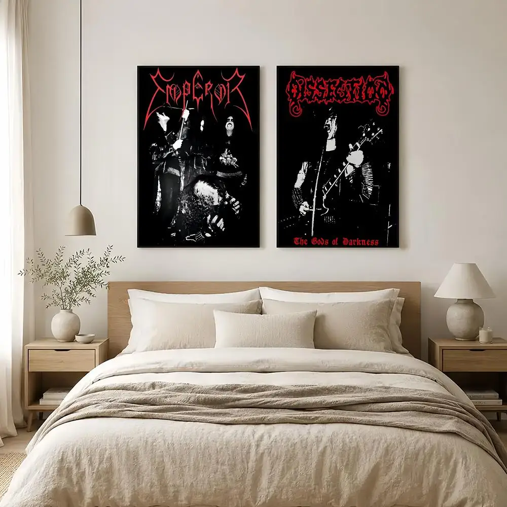 Póster clásico de la banda D-DarkthroneS, arte decorativo de alta definición para pared, ideal para el salón, el dormitorio o un café. Un regalo elegante para decorar el hogar.