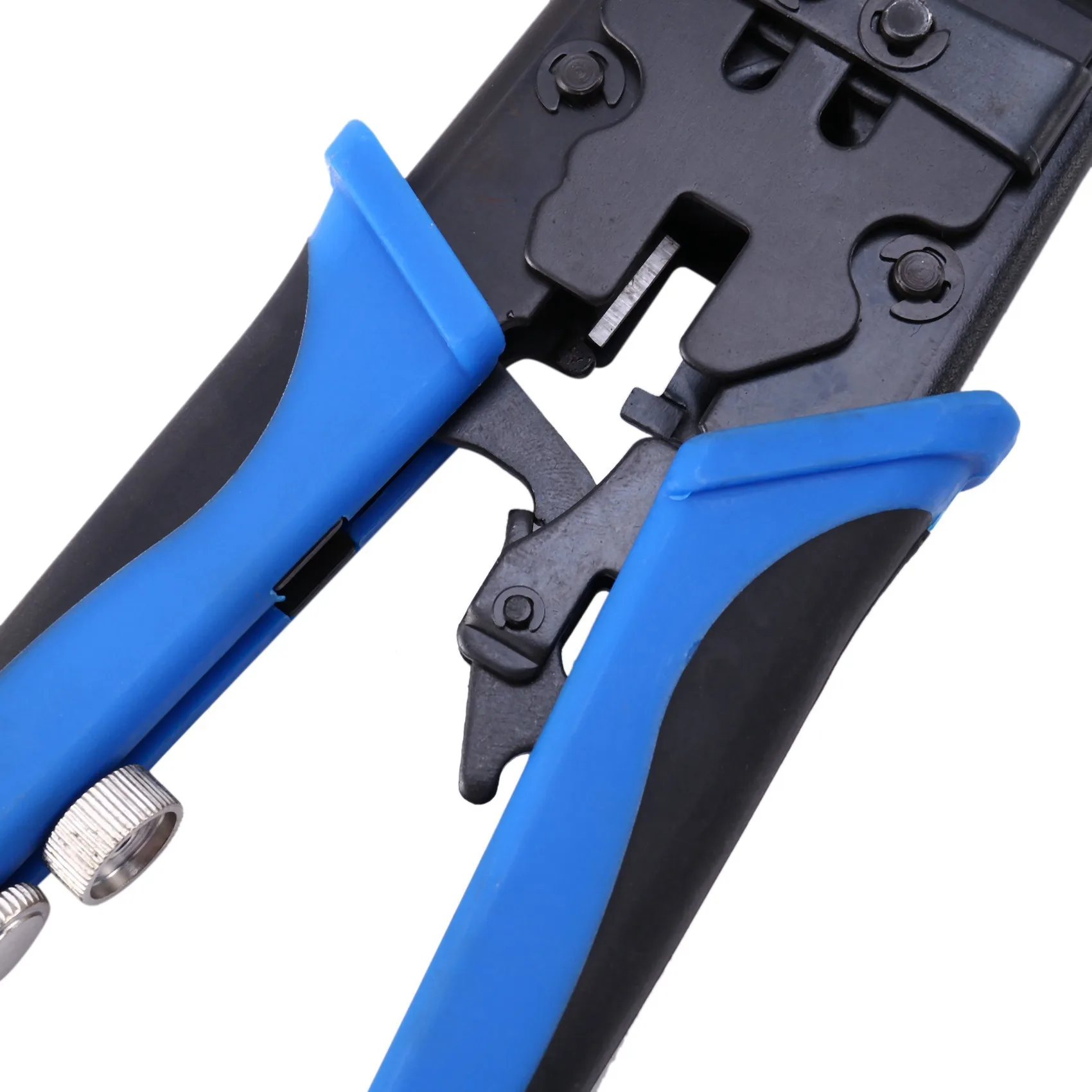 

Flash Trend 2Pc Durable Coax Compression Crimper Tool BNC/RCA/F Crimp Connector RG59/58/6 Cable Wire Cutter Crimping Plier