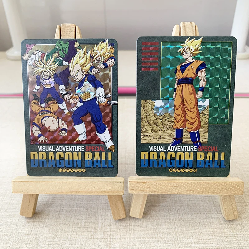 Anime Dragon Ball DIY ACG Cell Gohan Chichi Bejita Piccolo Kampfspiel Brechung Sammelkarten Spielzeug für Jungen Geburtstagsgeschenke