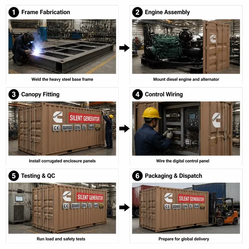 80kw 100kva Silent Type Generator Set Super Soundproof Genset for Hotel Commercial Building