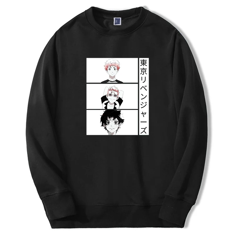 

2024 Hot Anime Tokyo Revengers Hoodies Men Women Mikey Anime Graphic Sweatshirts New Casual Long Sleeve Sportswear Sudaderas