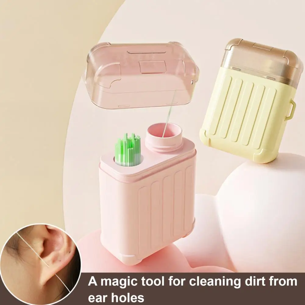 Ear Hole Cleaning Line Piercing Aftercare Sterilization Disposable Earrings Hole Cleaner Disinfection Ear Wires