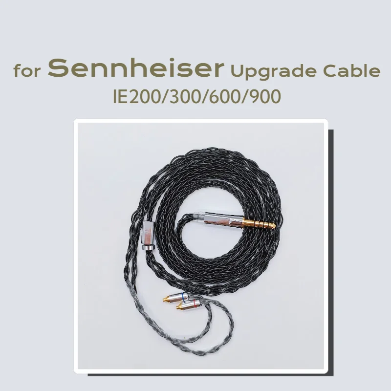 8-cores Upgraded MMCX Cable for Sennheiser IE300/IE500/IE800 Headphones with 4.4/2.5mm Balanced Connectors