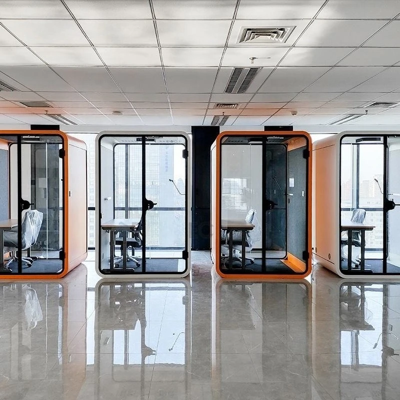 Factory Price Private Zero Disturbance Phone Booth Cheap Price Video Acoustic Meeting Pod Portable Recording Privacy Office