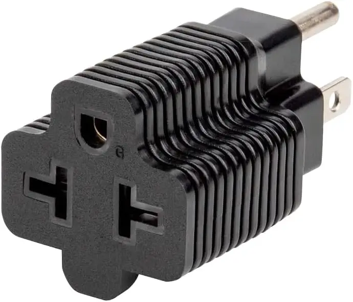 NEMA 5-15P to 5-15R/5-20R/6-15R/6-20R Power Conversion Plug,American Standard Male to Female Converter，USA Standard 3-pin 5-15P