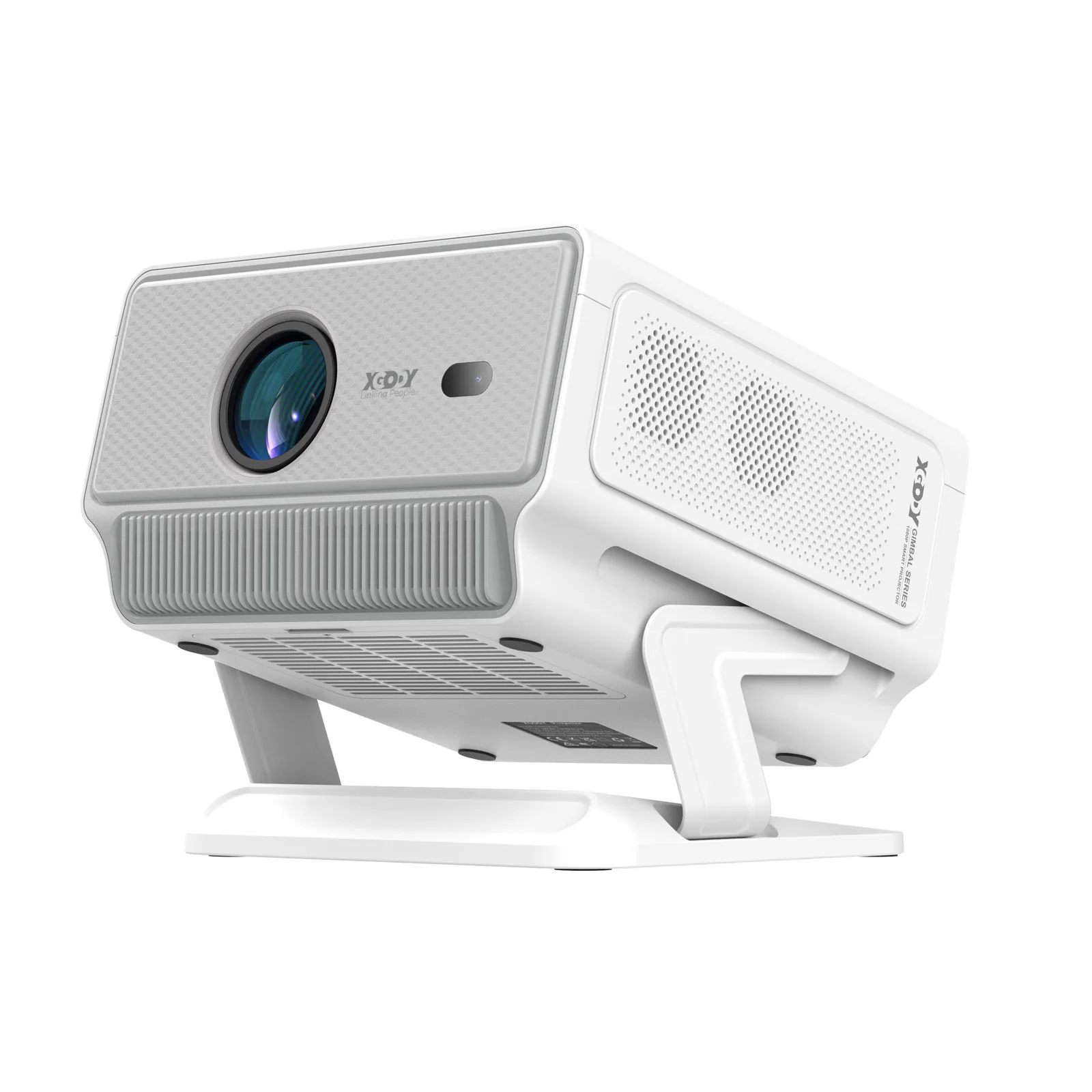 XGODY 4K Projektor 1200 ANSI Whale TV Sprachsteuerung Autofokus 6D Trapezkorrektur Native 1080P 4K WLAN 2G+16G Smart Projektor Video Heimkino Gaming Business Projektor