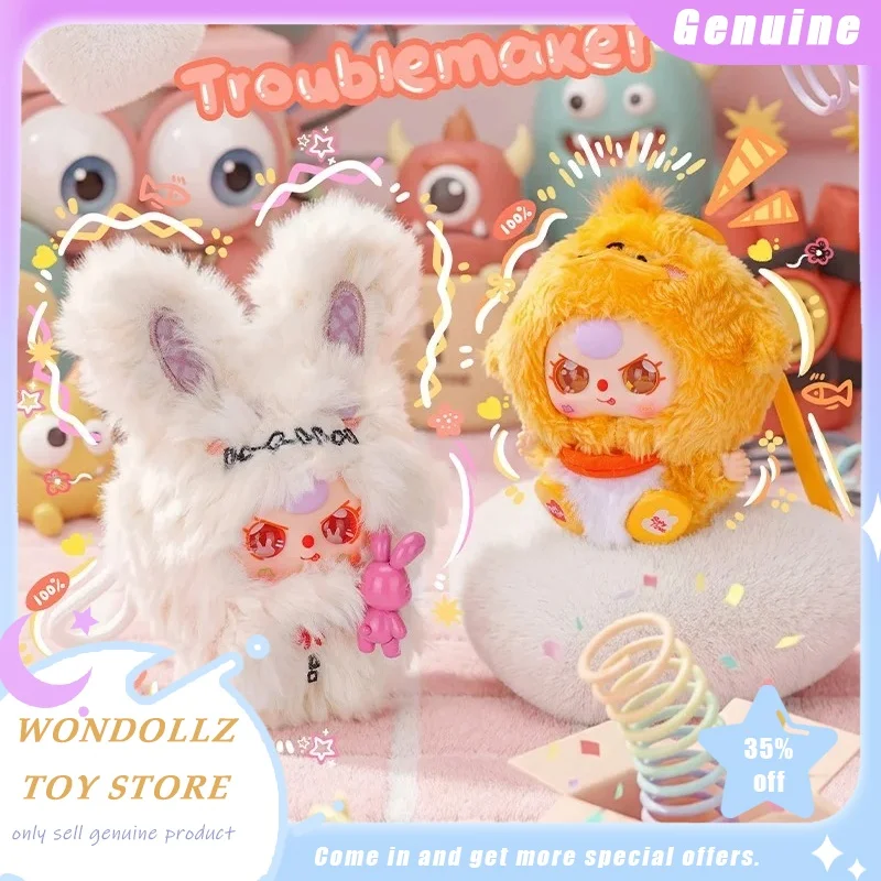 

Genuine Baby Three Weirdly Adorable Series Blind Box Cute Mini Vinyl Plush Doll Bag Pendant Desktop Ornament Surprise Gift