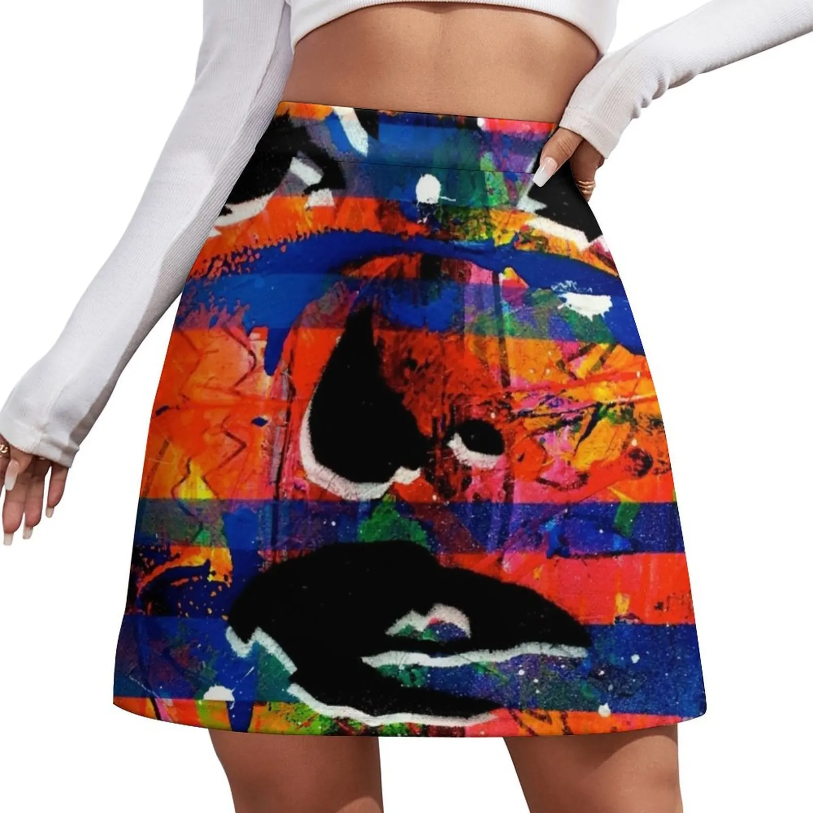 

Мини-юбка BROKEN MAKEUP IV, женская одежда, юбка-шорты для женщин, одежда для женщин