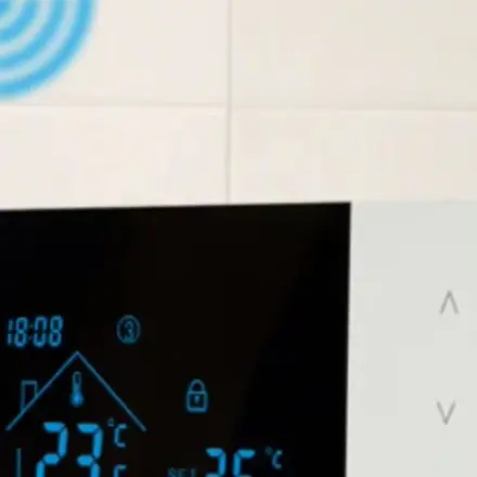 Adjustable Temperature Thermostat Voice Controlled Thermostat Home Automation Battery Or USB Powered For Boiler