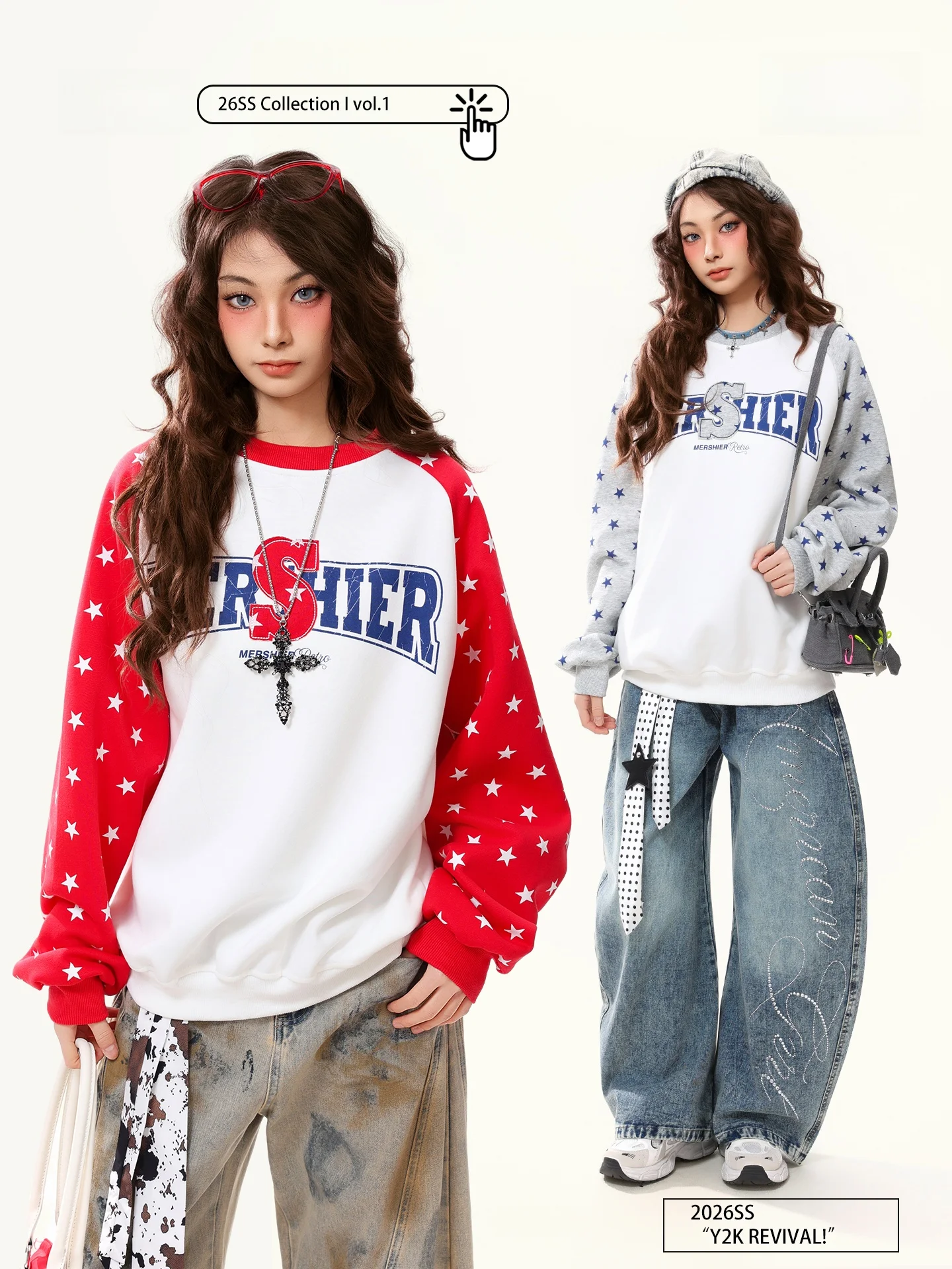 

Женская толстовка PBB American Retro Star с вышивкой и принтом, в стиле пэчворк, повседневная спортивная толстовка с капюшоном