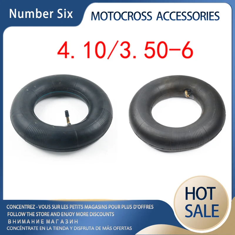 

Electric Scooter accessories 4.10/3.50-6 4.10-6 4.00-6 3.50-6 Tire Rubber Butyl Inner Tubes with Bent Metal Valve Stem