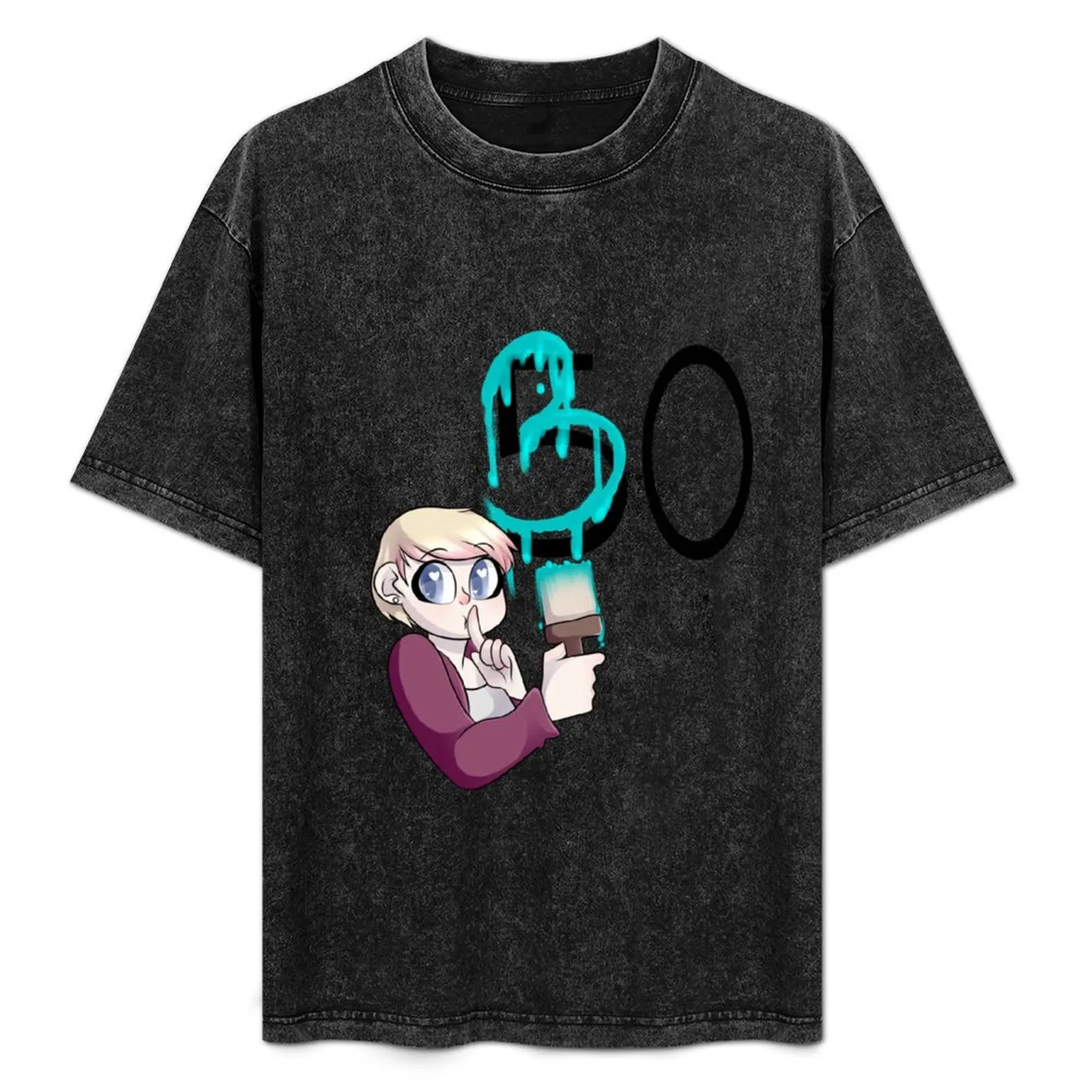 30, not 50 T-Shirt All Match Print Short Sleeve Top