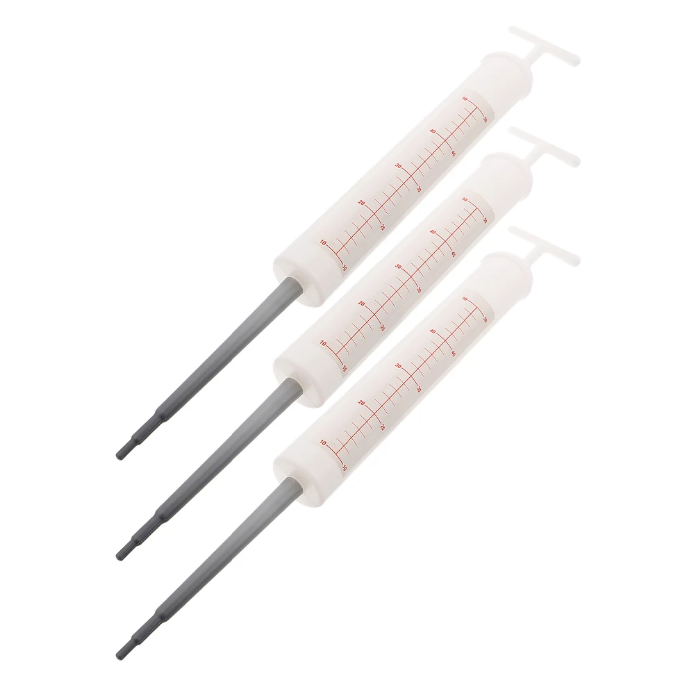 

3 Pcs Party Props Doctor Injector Fake Syringe Make up Tool Toy Cosplay Plastic Costume Accessory Giant Nurse