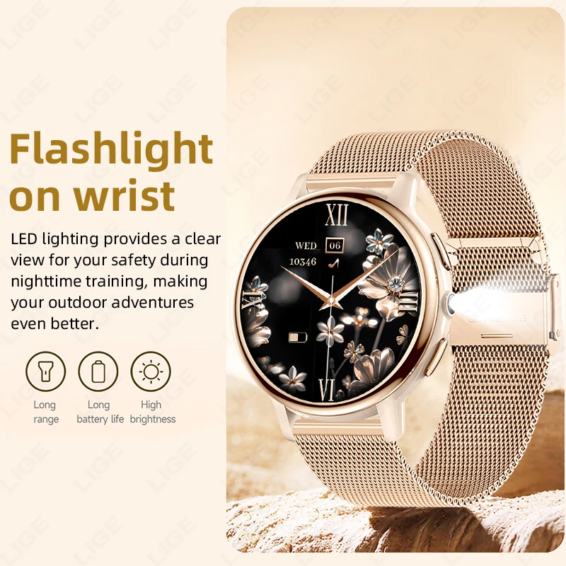 LIGE Women's Smart Watch Sleep - đánh giá và giá Smartwatch Angelo Watches