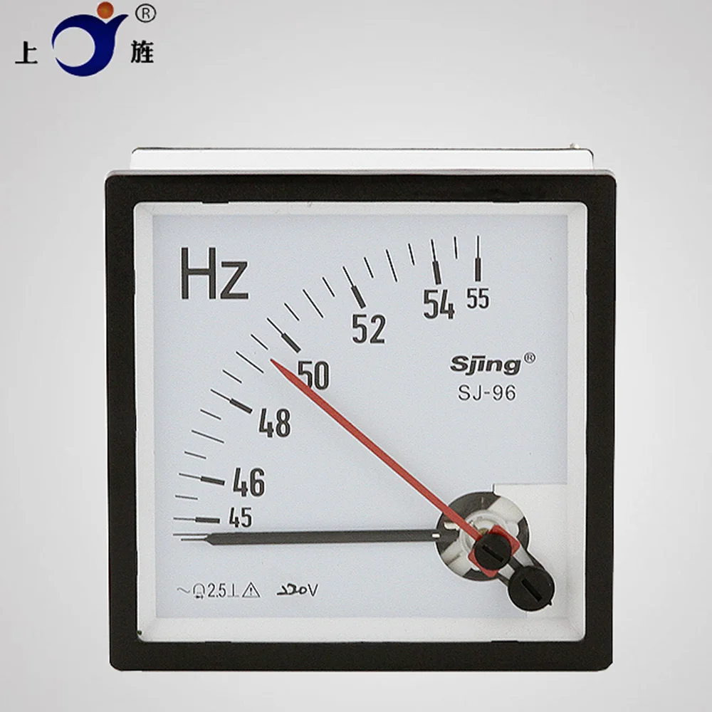 1Pcs Double needle CP-96 CZ-96 SJ-96 AC 100V 220V 380V Frequency table / Hz meter /Herzt meter 45-55Hz 45-65Hz 55-65Hz