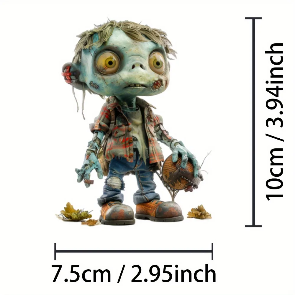Zombie Stickers Motorcycle Stickers for Motorbike Fuel Tank Fairing Car Window Waterproof Vinyl Decals Halloween Decoration