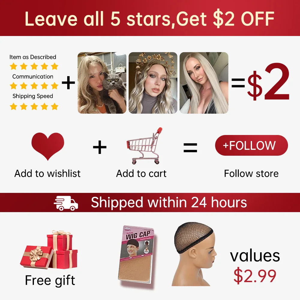 CharmSource Lace Front Wigs Long Straight Hair Black Brown Wigs Daily Use Party Wig for White Women Synthetic Heat Resistant