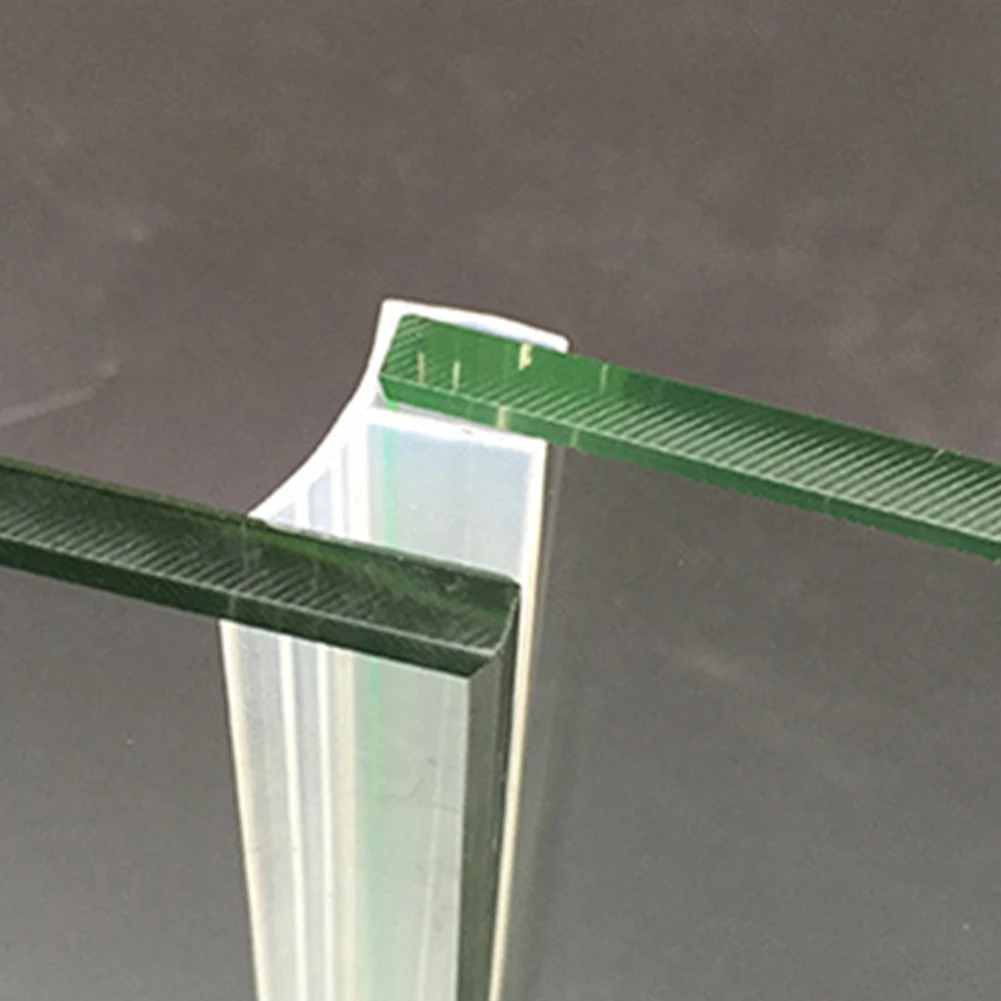 2M 6/8/10/12mm Seal Strip Screen Door Bathroom Shower Water Silicone F/U Shape Door Draft Blocker Acoustic Insulation Door Strip
