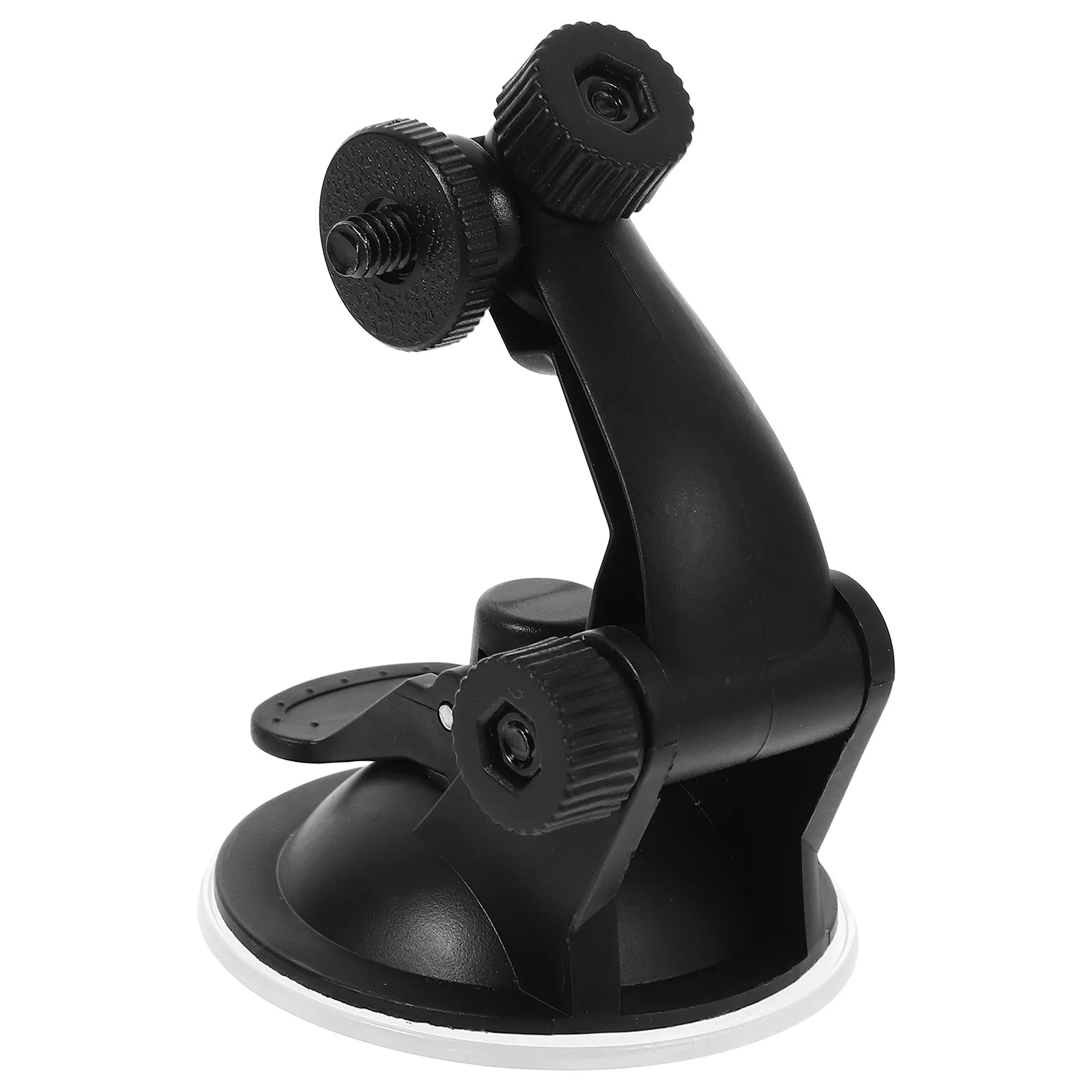 

Крепление на присоске для видеорегистратора, регулируемый держатель для камеры, совместимый со спортивными камерами и адаптерами для телефонов, ударопрочный ABS-пластик