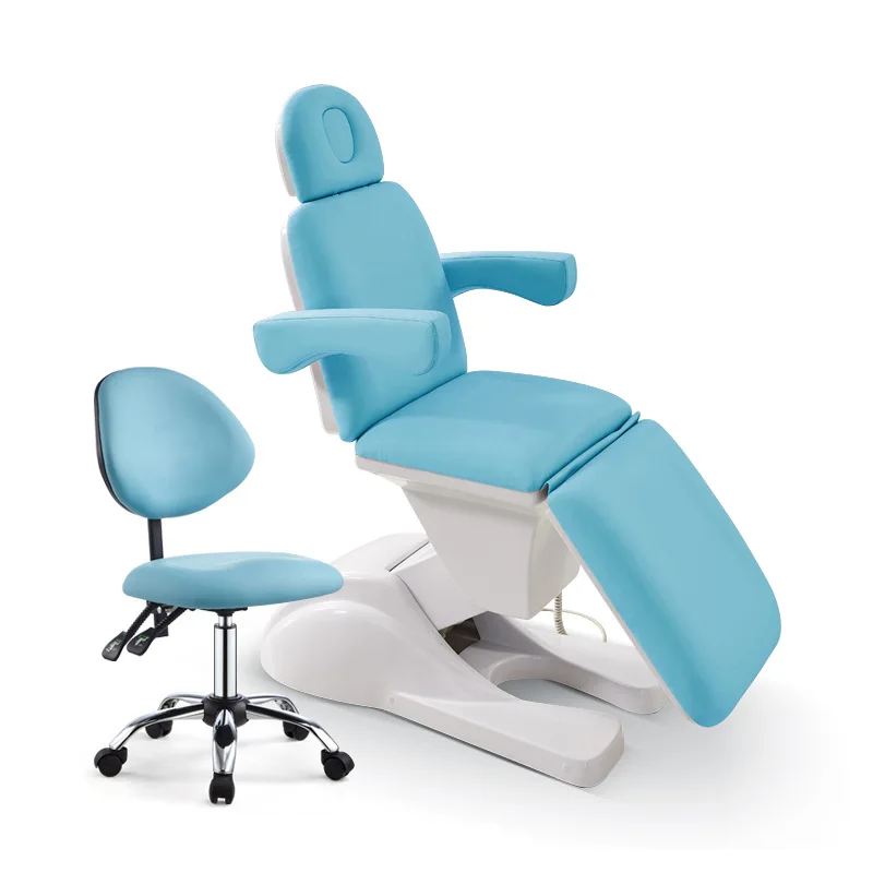 Electric injection folding chair lifts dental examination physiotherapy bed