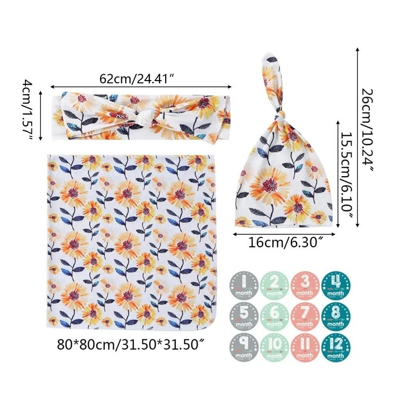 J15U بطانية قماط ناعمة للأطفال للجنسين من الموسلين، هدية تلقي هدية للأولاد والبنات #6