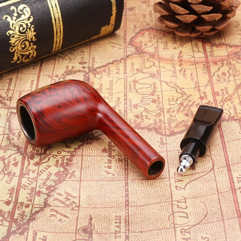 New DesignHandmade Wood Smoking Pipe Perfect Beginner Pipe Kit for Smoking with Ultimate Guide E-Book Gift Set and Accessories