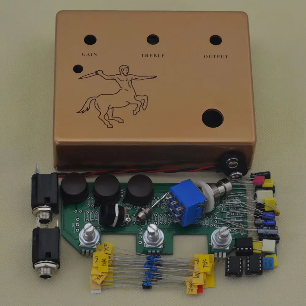 DIY CLONE KLON CENTAUR kit de Pedal de efecto de guitarra Overdrive profesional