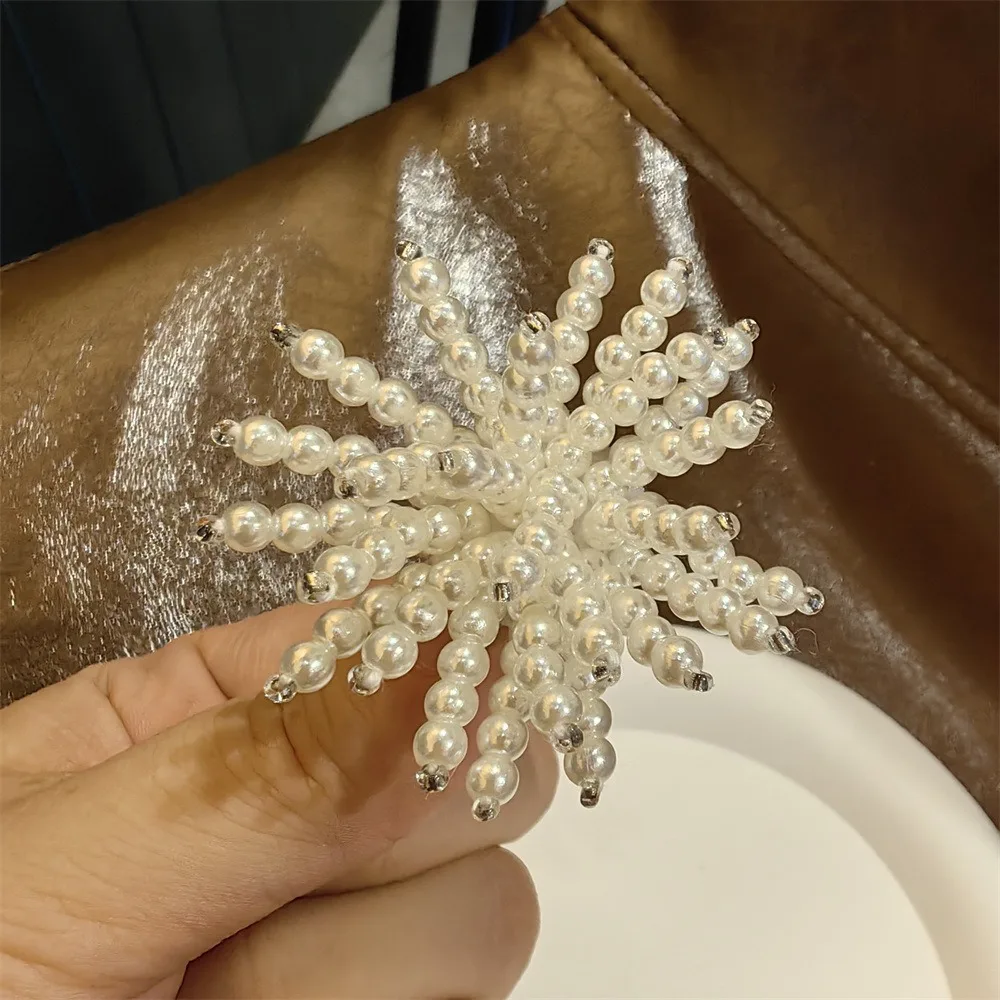 1 PCS Gemstone Rhinestone Shoelace Buckle Pearl Bow Decorations Shoe Heel Chain Flower Shoelaces Accessories