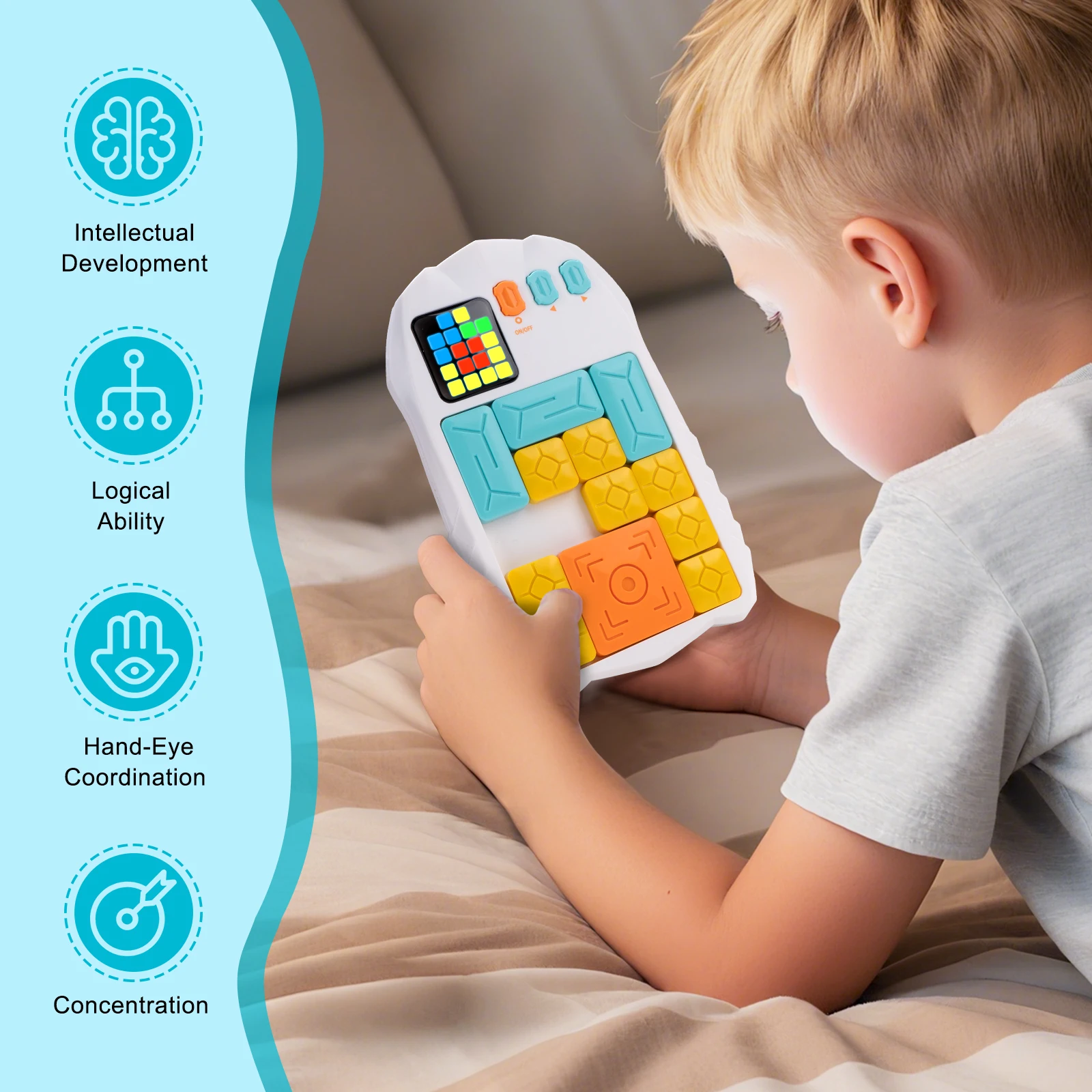 AI Huarong Road Magnetic Suction Block Sliding 500+ Levels Brain-burning Board Game Logical Thinking Training Toys Puzzle Toys view 6