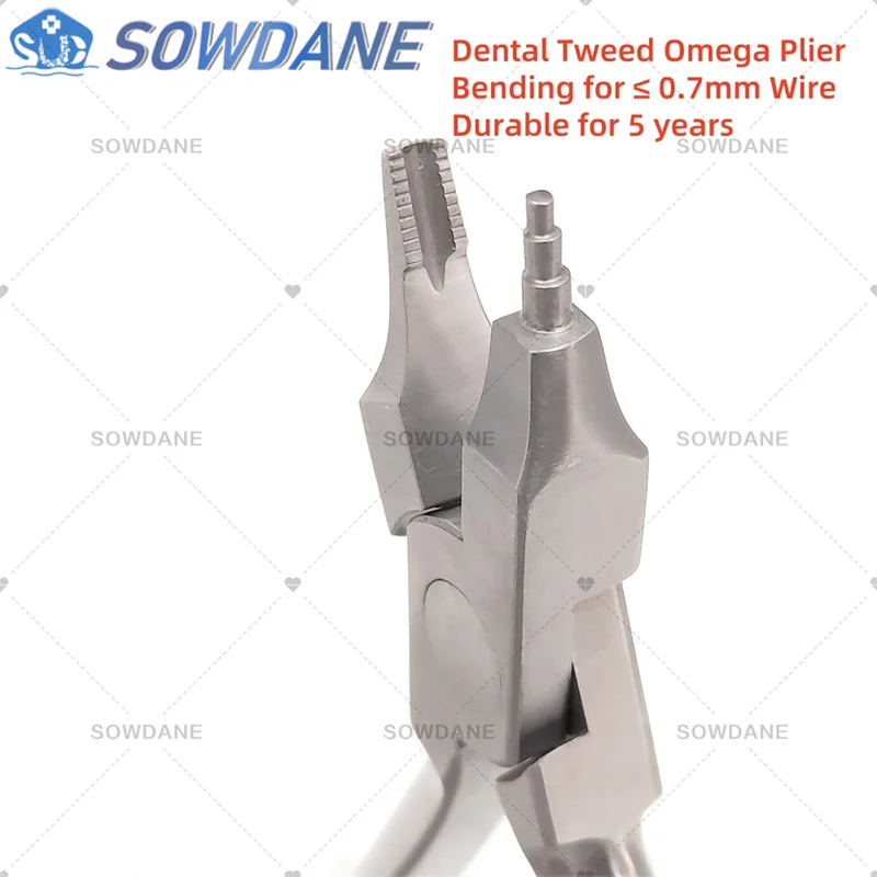 Dental Orthodontic Tweed Omega Loop Bending Forming Plier Stainless Steel Wire Bend Form Plier Dental Lab Laboratory Tool