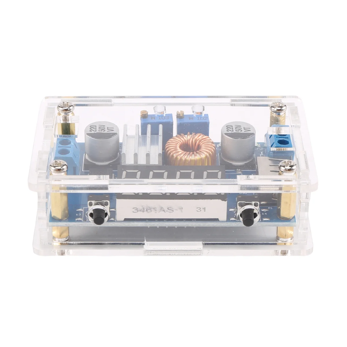 A79I DC-DC Buck, Modul Catu Daya DC Buck Converter 5V-36V Ke 1.25-32V Penstabil Regulator Voltase 3A 5A