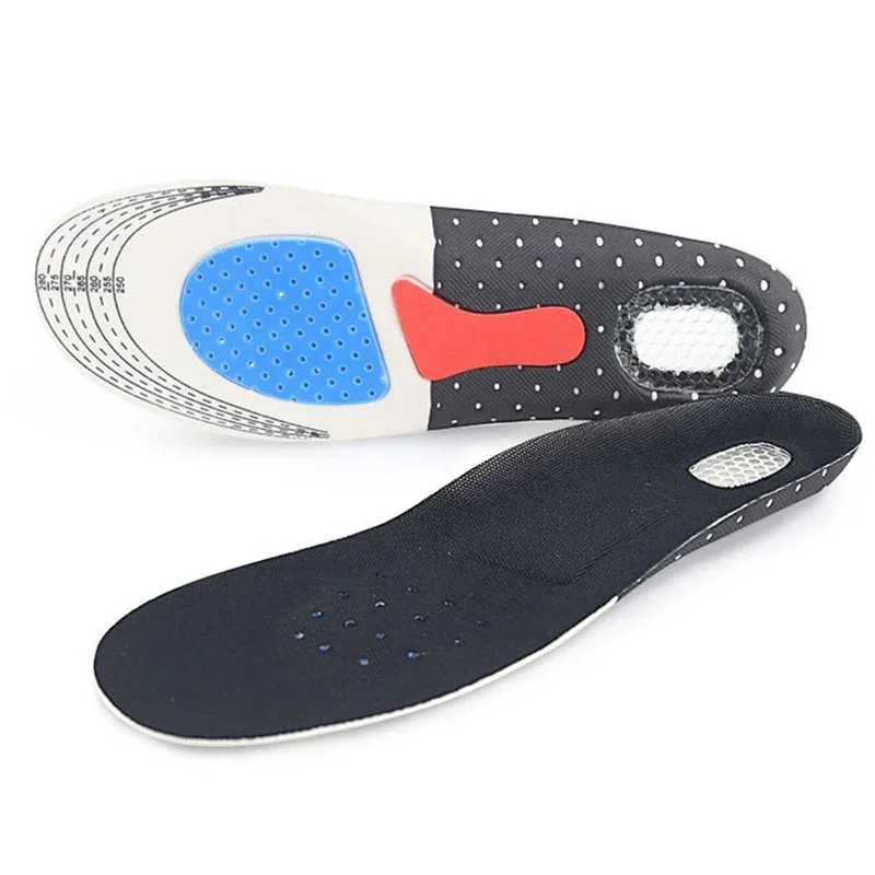 Professional Sneakers Insoles 1 Pair Sports Shoes Comfort Pads Arch Support Foot Care Silicone Gel Breathable Insert Cushion