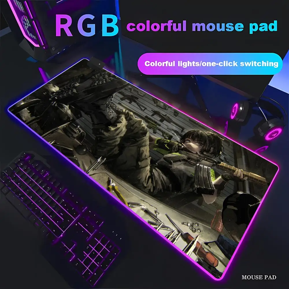 

Коврик для мыши Escape From Tarkov, анимационный, для игр, красивый, с RGB-подсветкой, большой, для геймеров, с LED-подсветкой, XXL, для ПК, компьютерный коврик, нескользящий, декоративный