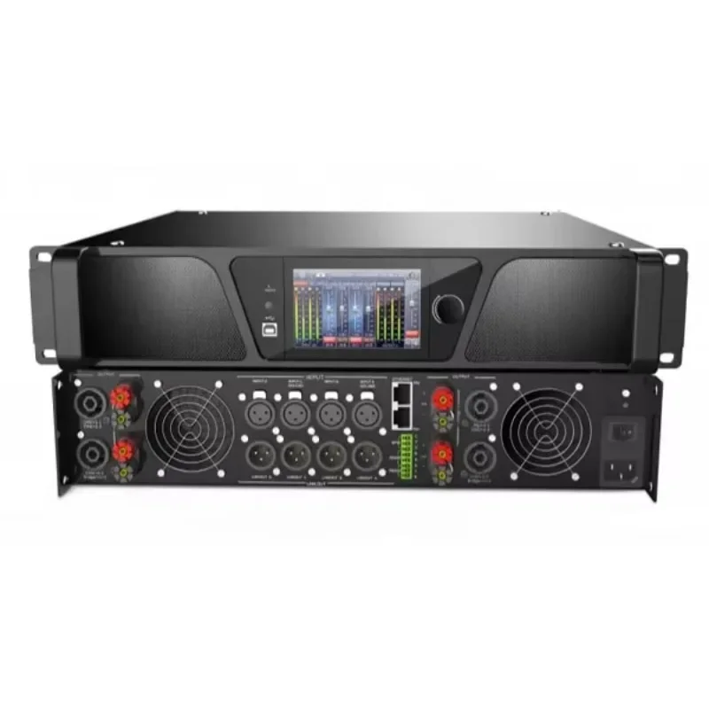 Multifunctional Amplifier pa Audio System with DSP Digital Processor Network Digital Power Amplifier