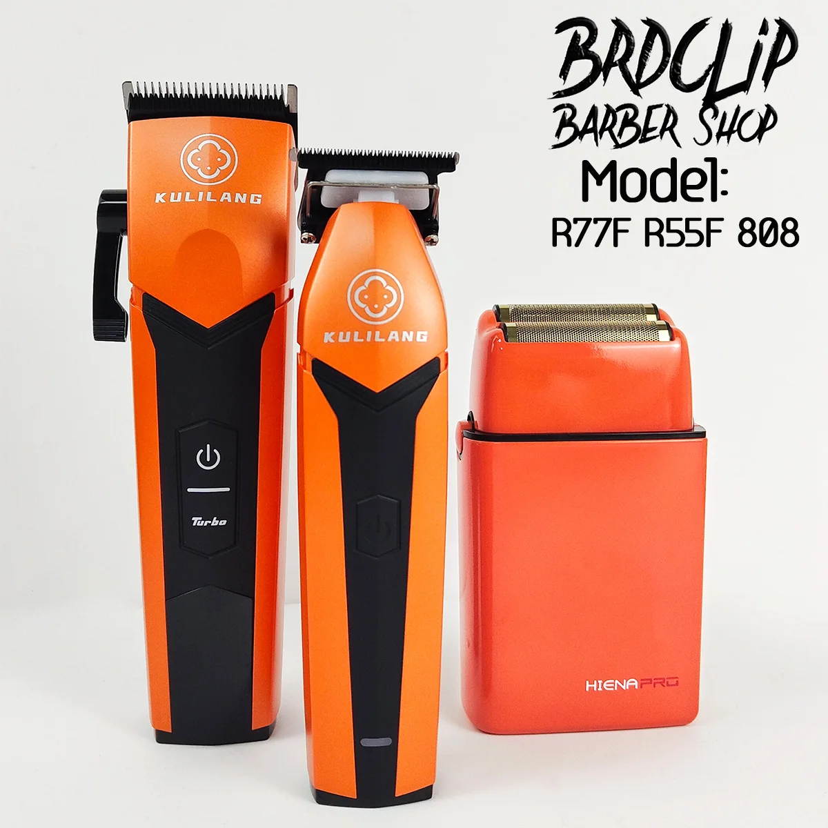 NEW Professional KULILANG R77F R55F 808 Electric High Motor  5 Speed Control Hair Clipper Barber Trimmer Electric Shaver for Men