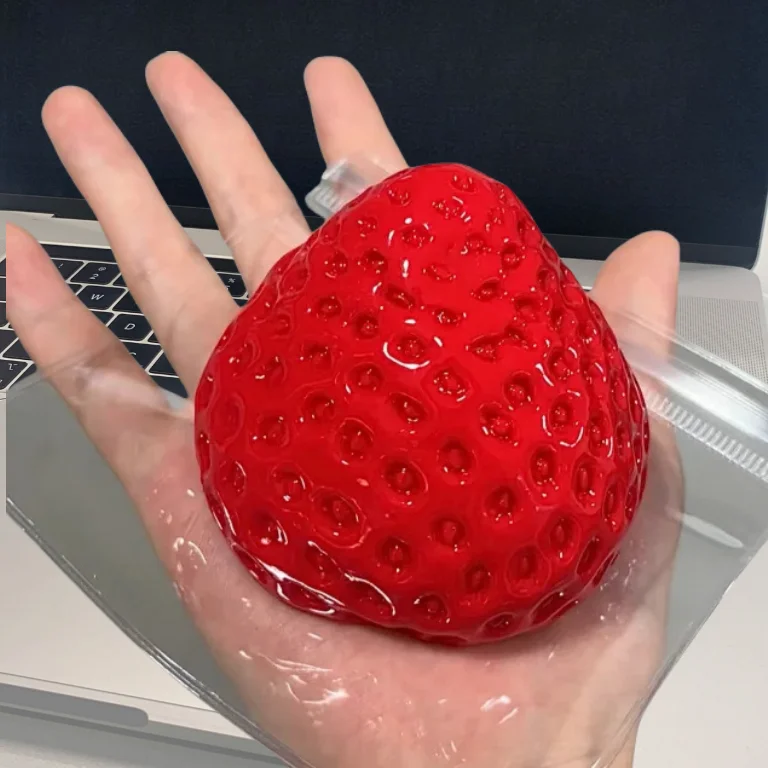 

​ ​ Медленный отскок, клубничная игрушка Taba, сенсорный мяч для снятия стресса для СДВГ, классные путешествия, уникальные мягкие сувениры, подарки ​