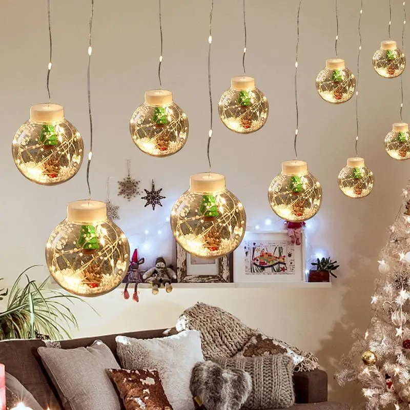Christmas Window Lights Decorations Decorative Lights For Home Window Ornaments Christmas String Lights Cute String Lights For