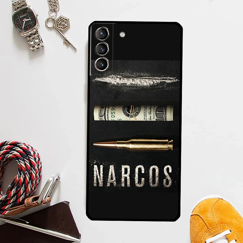 Pablo Escobar Narcos Phone Case For Samsung Galaxy S24 Ultra S22 Plus S20 S21 S23 FE Note 20 10 S8 S9 S10 Cover