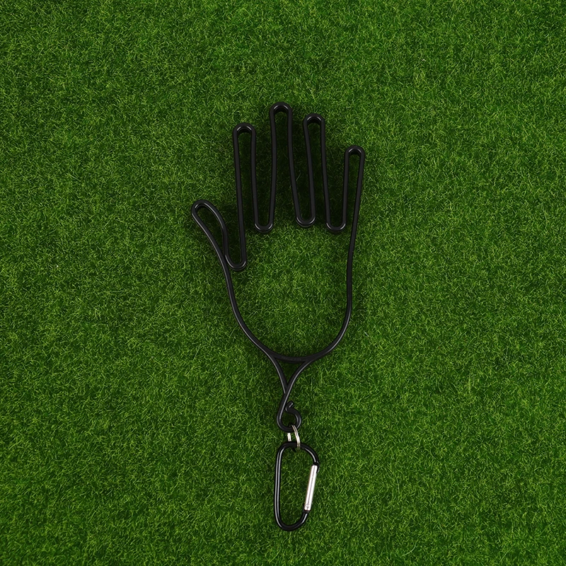 Golf Gloves Holder With Carabiner Golf Gloves Stretcher Golfer Tool Gear Gloves Rack Hanger Golf Supplies Accessories