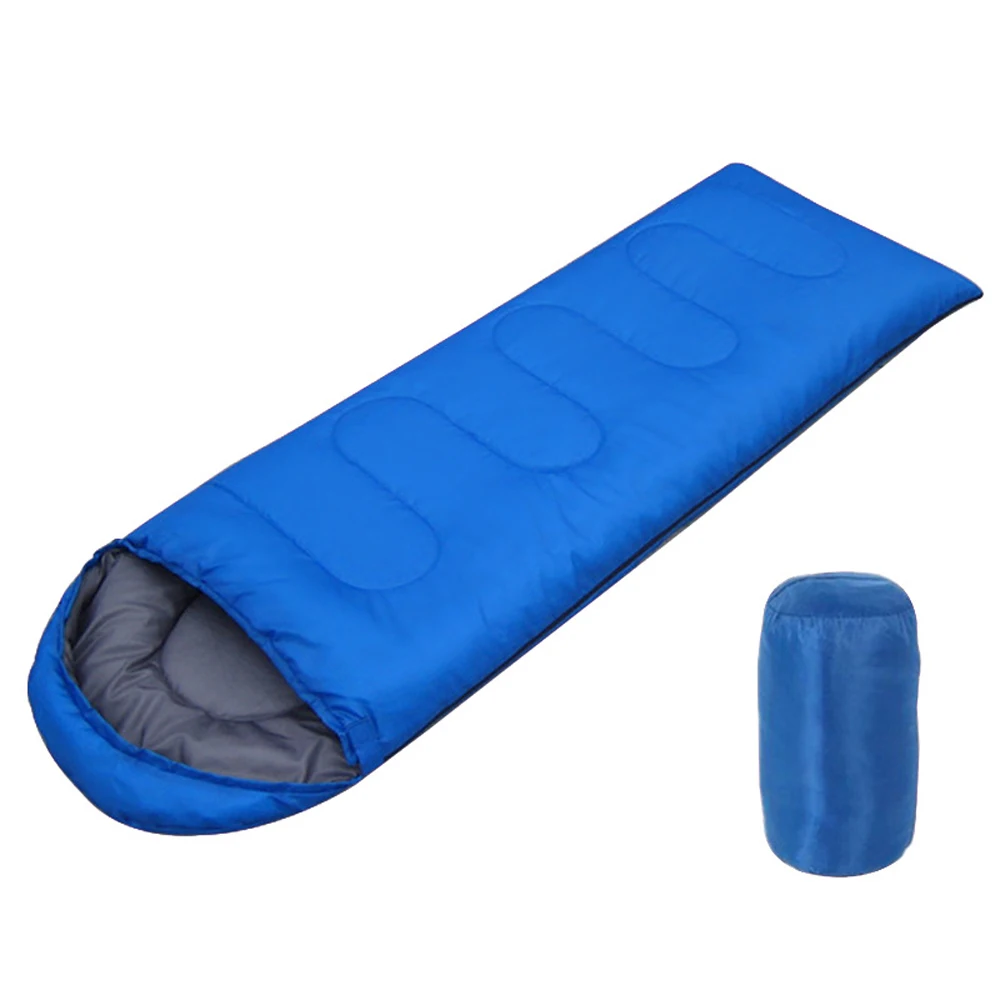 

Outdoor Sleeping Bags Portable Warming Envelope Sleeping Bag Light-weight Cotton Sleeping Bag for Winter Camping Travel Hiking