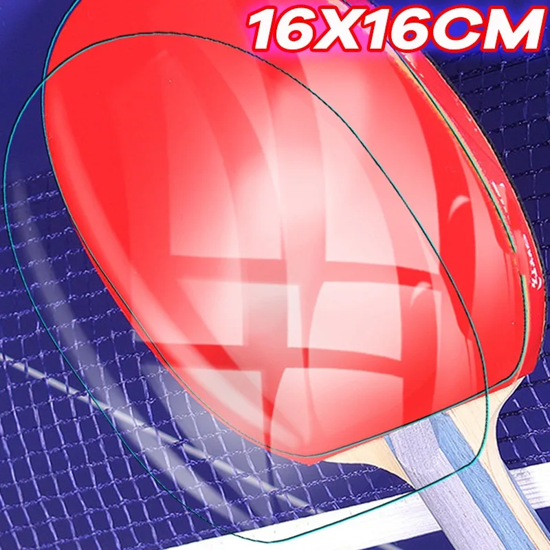 

Ping Pong Racket Protective Film Sticky Transparent Maintenance Cover Table Tennis Racket Rubber Protection Film Tool 2-10Pcs