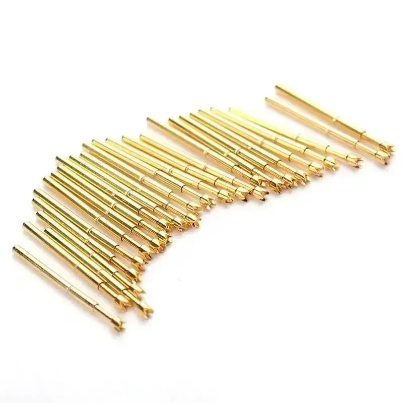 100PCS/pack Gold-plated Spring Test Pin PA160-A2 B1 E2 D2 H2 J1 Q1 Q2 T2 LM2 F1 Outer Diameter 1.36mm Length 24.5mm PCB Probe