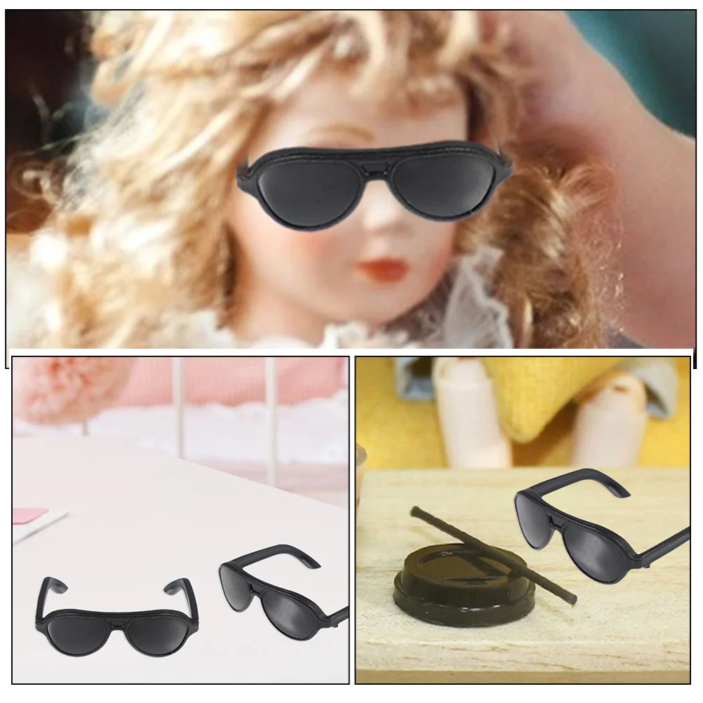 Children's Sunglasses Mini Dress up Cosplay Accessories Plastic Models Tiny Eyeglasses Creative