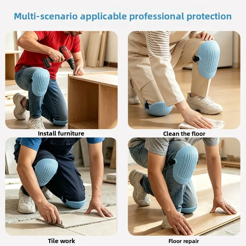 Warm Cold Proof Anti-Slip Knee Pads Moisture Resistant Cushioned Knee Support for Construction Working Outdoor Sports Activities