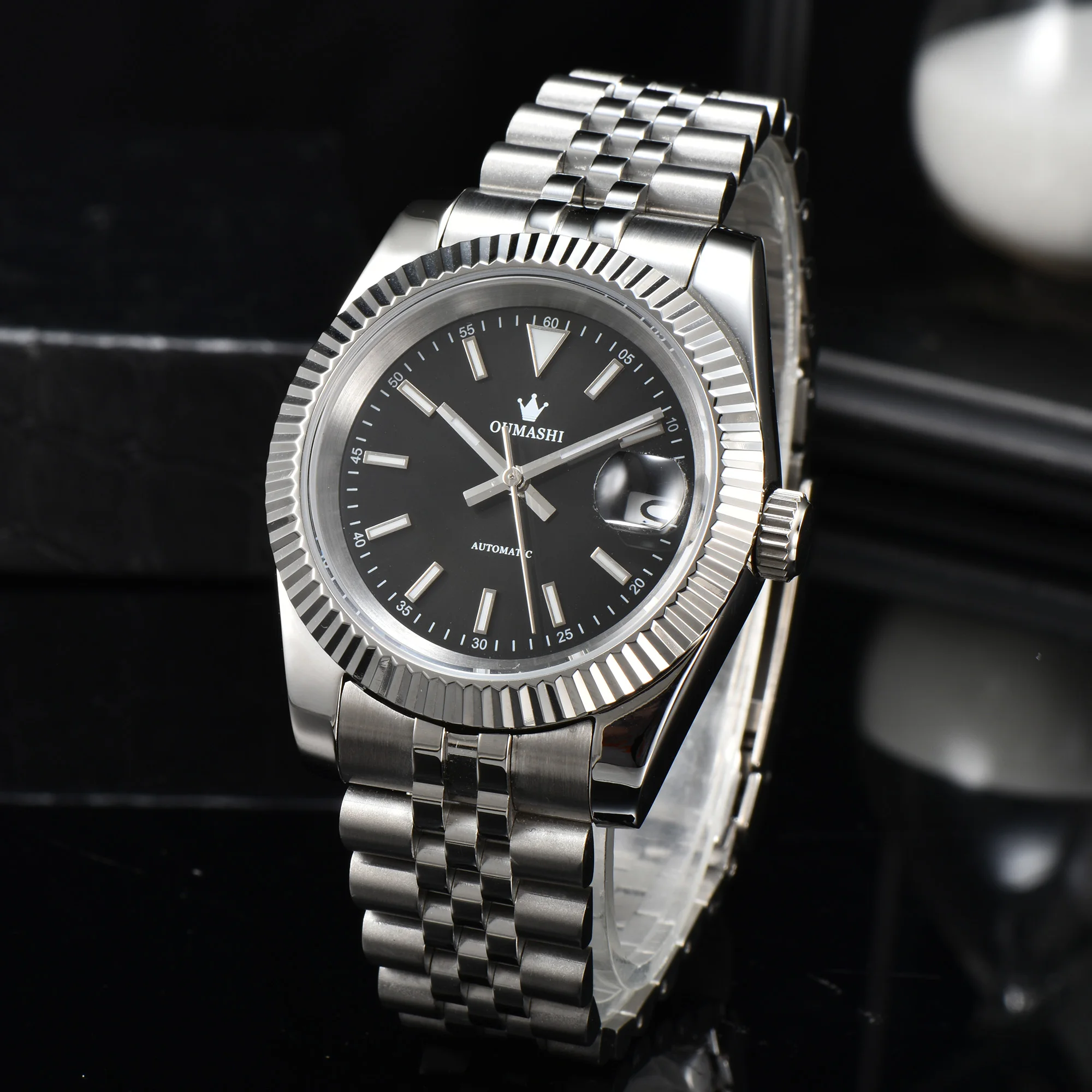 2023 New Luxury Men's Watch Automatic Machinery NH70 Movement Sapphire Glass Stainless Steel 904L Waterproof Glow