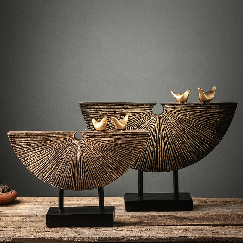 

New Chinese-style living room ornament high-end atmosphere high-grade home TV cabinet coffee table