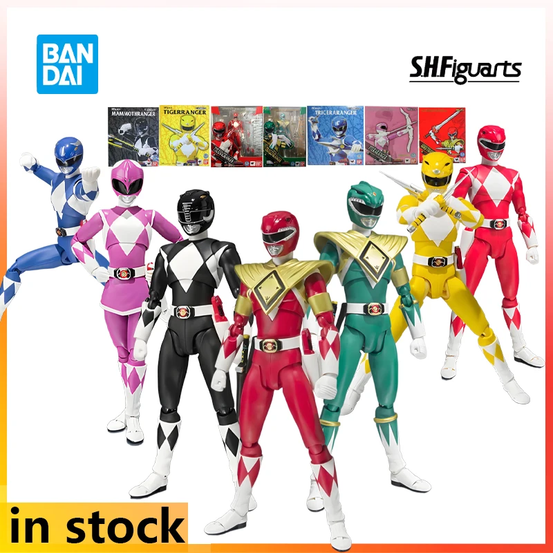 

Bandai S.H.Figuarts готовая подвижная кукла динозавр отряд тираннозавр рейнджер аниме фигурку игрушки модель подарки для мальчиков