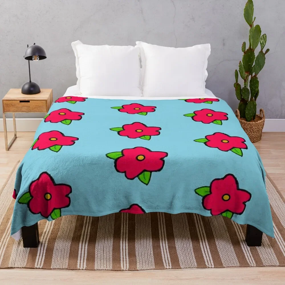 

King Size Homer Muumuu Flower Throw Blanket All Season Soft Lightweight Blanket for Home